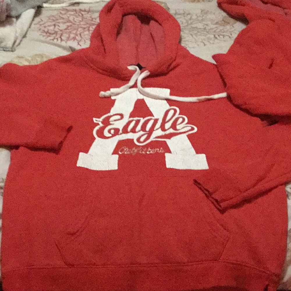 Red American Eagle hoodie